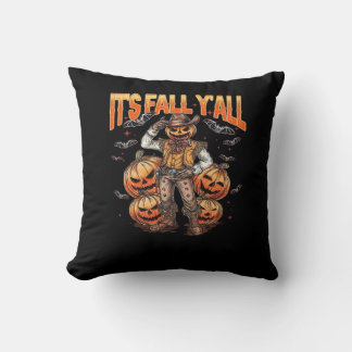 Coussin C’est l’automne Y’all Citrouille Vintage Classic