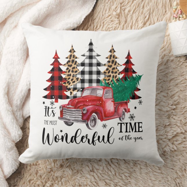 Coussin C’est le moment le plus merveilleux de l’année (Couverture)