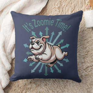 Coussin C’est Zoomie Time Bulldog