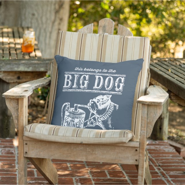 Coussin Ça appartient au Big Dog (Chaise)