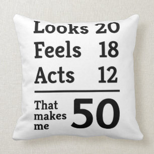 Coussin Ça Me Fait 50