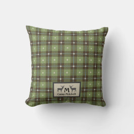 Coussin Cabine de cerfs verts