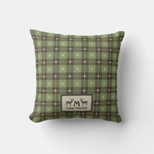 Coussin Cabine de cerfs verts