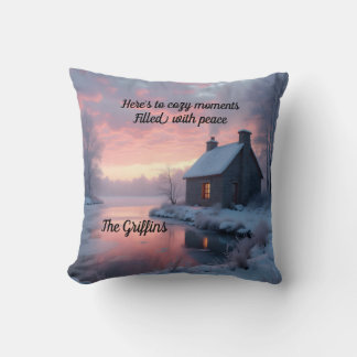 Coussin Cabine Personnalisée Lac Gelé 1
