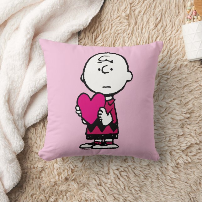 Coussin cacahuètes | Saint Valentin | Heart Charlie Brown (Couverture)