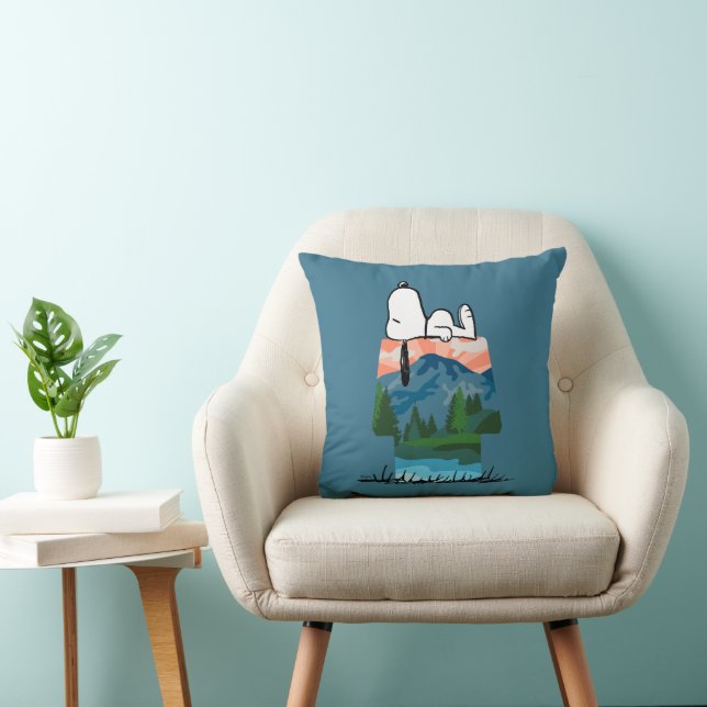 Coussin cacahuètes | Snoopy Dog Sunset View (Chaise)
