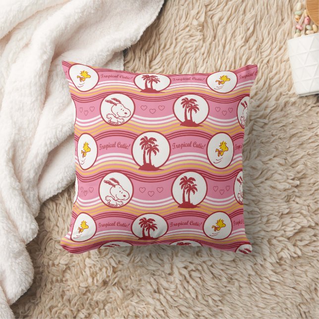 Coussin cacahuètes | Snoopy & Woodstock Tropical Cutie (Couverture)
