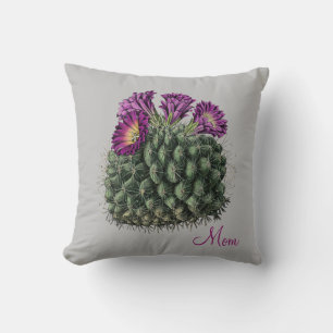 Coussin Cactus à fleur   Maman