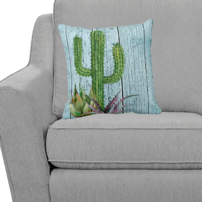 Coussin Cactus du sud-ouest (Créateur téléchargé)