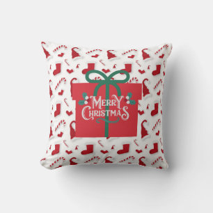 Coussin cadeau à noël