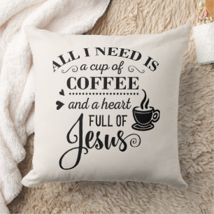 Coussin Cadeau Cosy De L'Amoureux Du Café