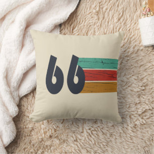 Coussin Cadeau d'anniversaire 60 ans né en 1966
