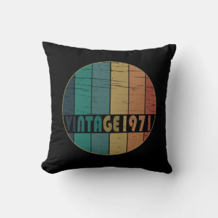 Coussin Cadeau d'anniversaire de naissance en 1971