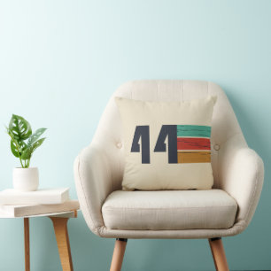 Coussin cadeau d'anniversaire vintage né en 1944