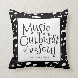 Coussin Cadeau de carreau de Frederic Delius de citation