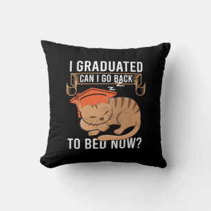 Coussin Cadeau de diplôme   Je Suis Diplômé Puis-Je Reveni