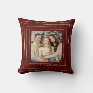 Coussin Cadeau de fête moderne en or 