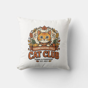 Coussin Cadeau de la fête d'Action de grâce d'automne pour