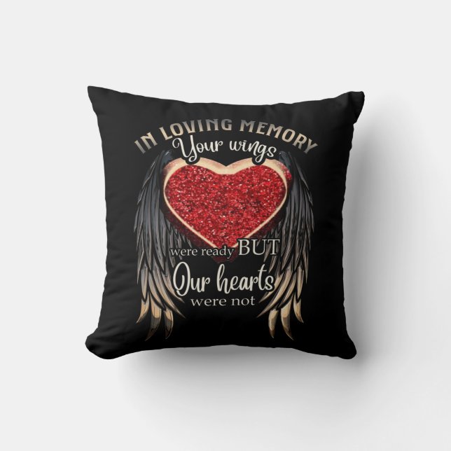 Coussin Cadeau de la Saint-Valentin ventueux en souvenir a (Recto)