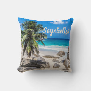 Coussin Cadeau de Mahe Seychelles Carana Beach