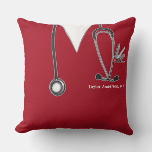Coussin Cadeau de médecin personnalisé