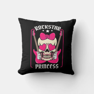 Coussin Cadeau de Noël   Rokstar Princess Skull