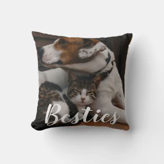 Coussin Cadeau de papa de chien maman de chat amis animaux