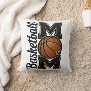 Coussin Cadeau de sports de jour de match de basket-ball m