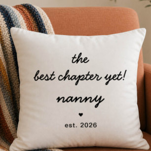 Coussin Cadeau d'oreiller de nounou Meilleur chapitre ju