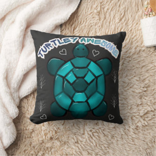 Coussin Cadeau drôle d'animal mignon de tortue