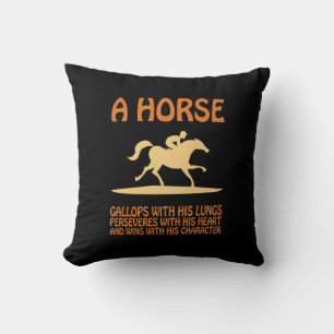 Coussin Cadeau équestre A Horse Gallops