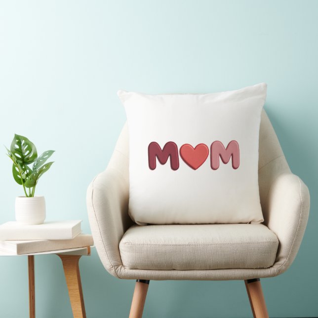 Coussin Cadeau mignon et sentimental pour maman | Fête des (Chaise)