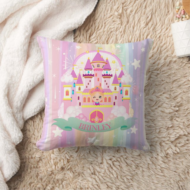 Coussin Cadeau personnalisé ! Château Princess (Couverture)