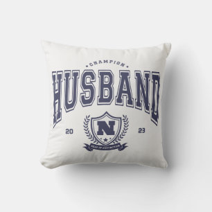 Coussin Cadeau personnalisé mari championne drôle homme