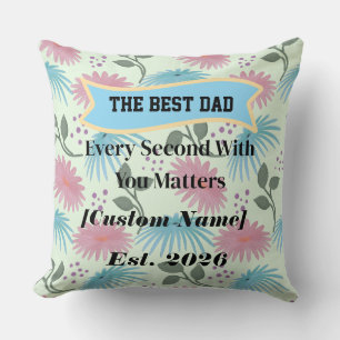 Coussin Cadeau personnalisé pour papa Cadeau de la fête de