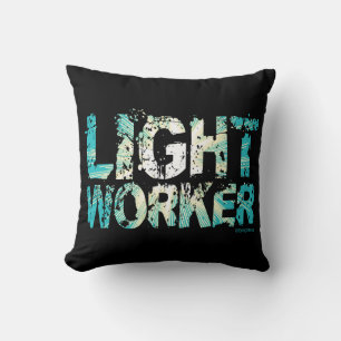 Coussin Cadeau personnalisé pour travailleurs légers Noir