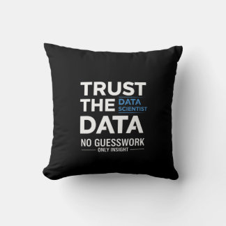 Coussin Cadeau pour amateur d'analyse de scientifique de d