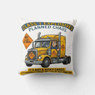 Coussin Cadeau pour camionneur de classe 1 explosifs ADR