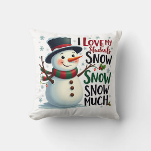Coussin Cadeau pour Enseignant J'Aime Mes Élèves Telleme