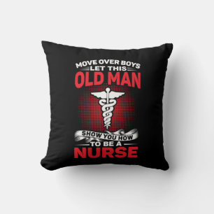 Coussin Cadeau pour infirmière Déplacez-vous les garçons l