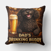 Coussin cadeau pour papa Cockapoo | Cadeau de chie
