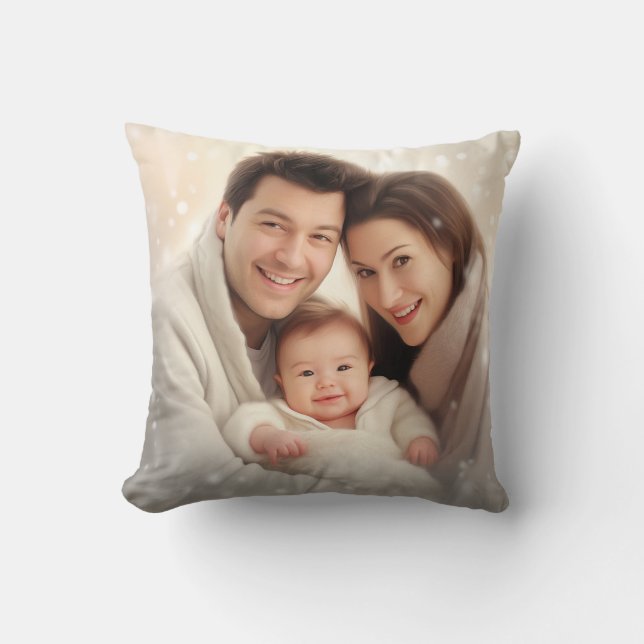 Coussin Cadeau pour Wifey, épouse mariage et femme mariée (Recto)