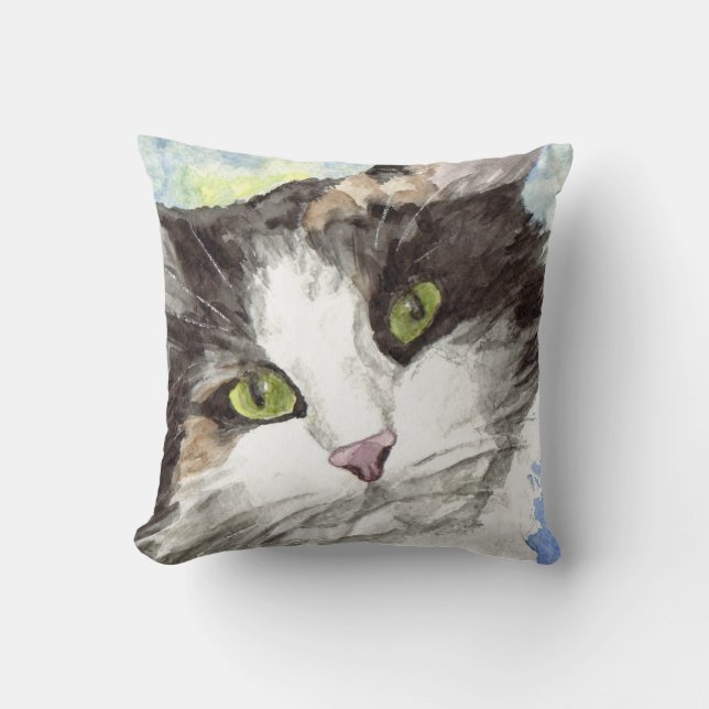 Coussin Cadeaux contemporains d'amoureux des chats de (Recto)