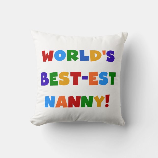 Coussin Cadeaux de bonne d'enfants du Meilleur-est du (Recto)