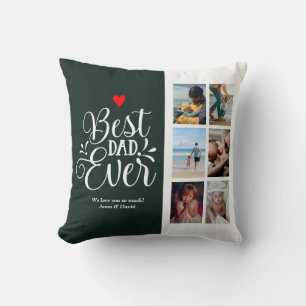 Coussin Cadeaux de Fêtes des pères personnalisés modernes