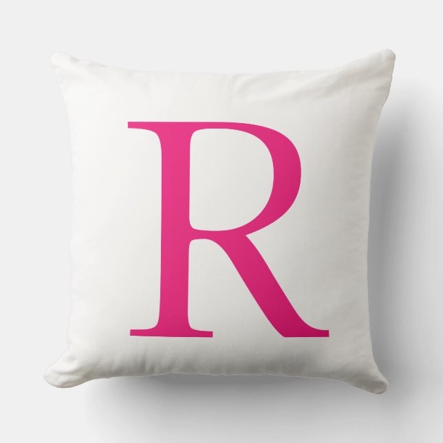 Coussin Cadeaux de la fête des mères Anniversaires Monogra (Recto)