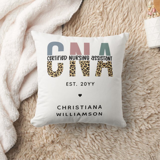 Coussin Cadeaux de l'adjoint aux soins infirmiers certifié (Couverture)