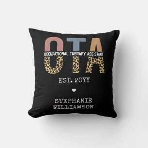 Coussin Cadeaux de l'assistant d'ergothérapie OTA personna