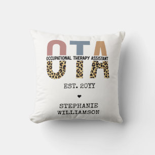 Coussin Cadeaux de l'assistant d'ergothérapie OTA personna