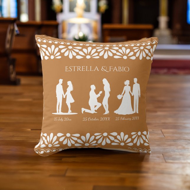 Coussin Cadeaux de mariage talavera personnalisées genoux (Créateur téléchargé)